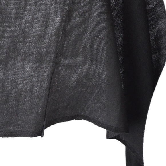 NWT Cejon Brown Acrylic Knit OSFA Blanket Wrap Sleeveless Drape - Picture 5 of 8